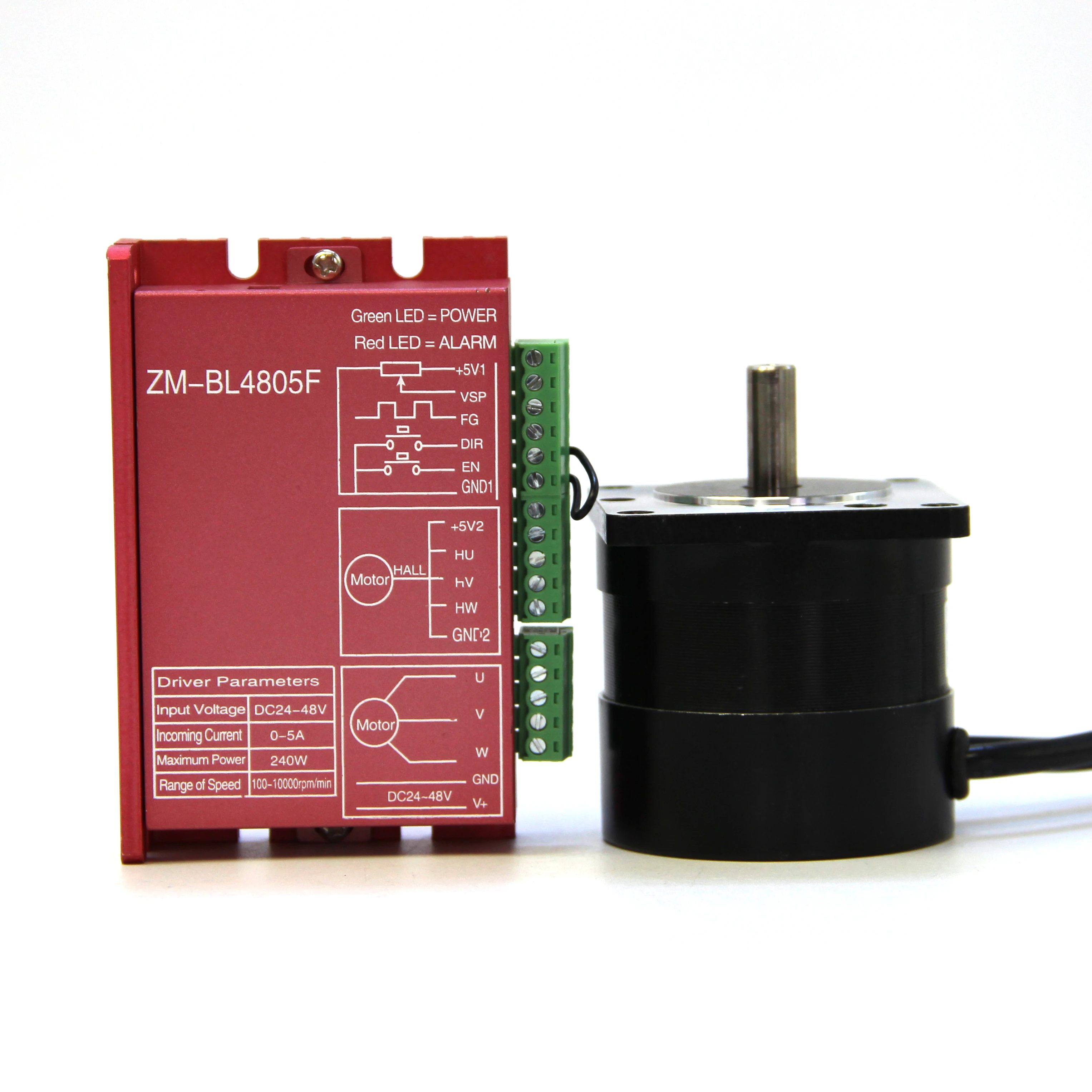 
low noise 60W 24V dc brushless fan motor 24v 3000rpm high speed BLDC motor controller kit for Fuel pump 