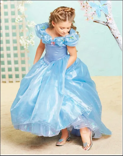2016 New font b Dress b font Cinderella Kids font b Children b font Girls font