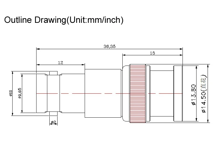 RFTYT Brand Sample Support Q9/BNC Male Female RF Coaxial Fixed Attenuator