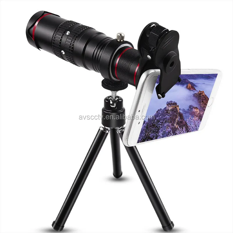 Esay-carry 22X Zoom Telescope Lens for Mobile Phone/Camera Black Color