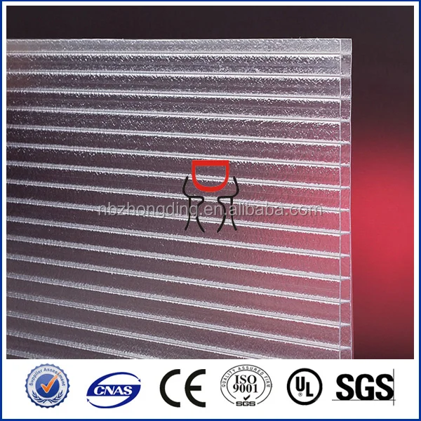 6/8mm transparent polycarbonate roofing sheets for greenhouse