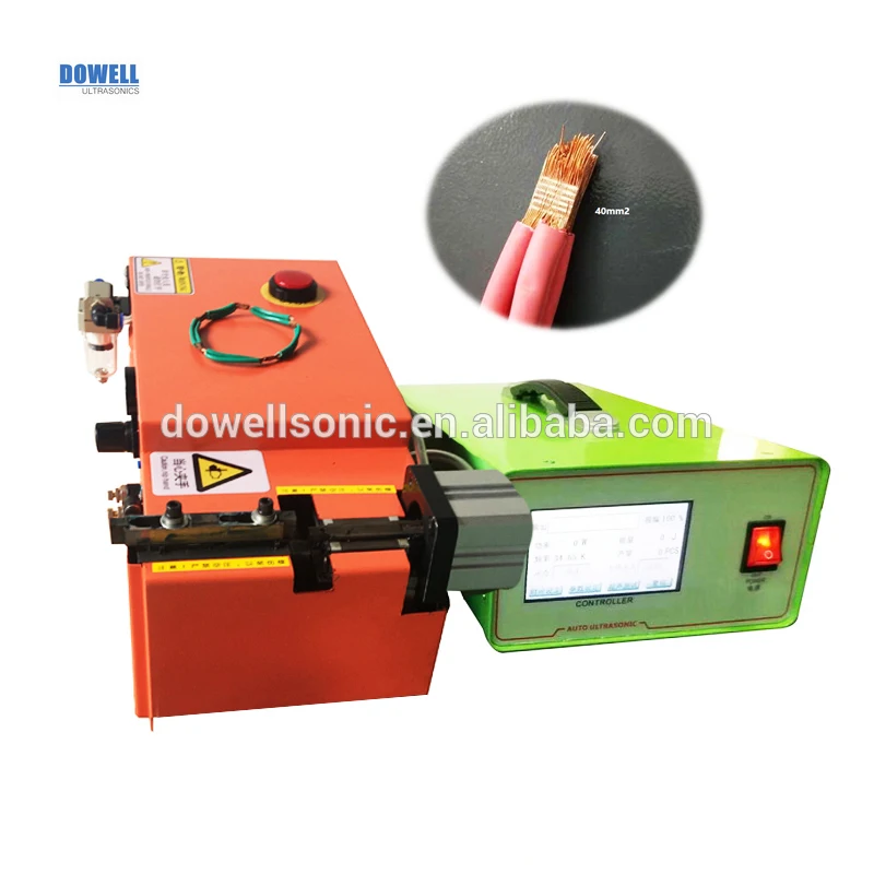 Pneumatic spot welding machine for metal wire and cable