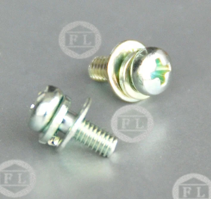 Factory outlet various stainless steel screw and washer assembly