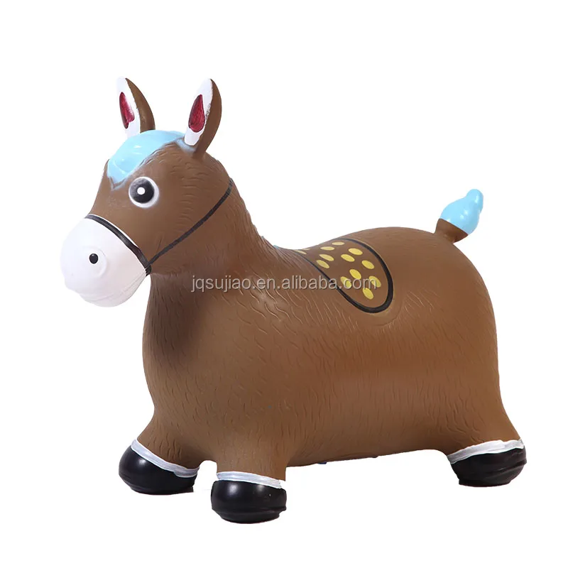 Jumping pony/stock inflatable animal horse/ hopping animal