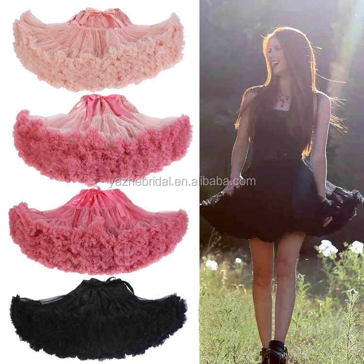 14 Colors-Cheap Wholesale Short Petticoat Colorful Underskirt Tulle Tutu Skirt Lolita Cosplay Skirt