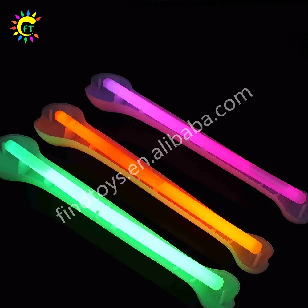 2023 Hot Selling Glow Stick Bone Glow in the Dark Bones for Playing Toys