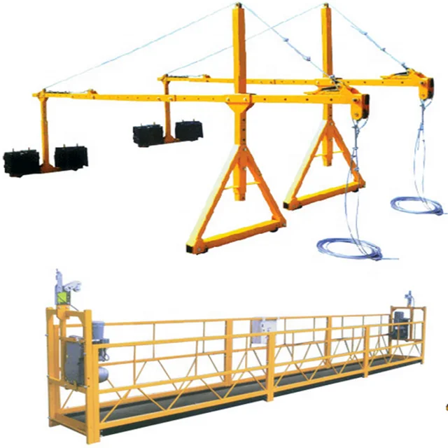 ZLP800 hoist hanging wire rope suspended platform