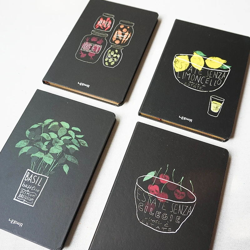 A3A4A5A6 Custom Material Custom Printing Debossed Logo Glod Edge Agenda Notebook with Envelop Pocket and Elastic Band