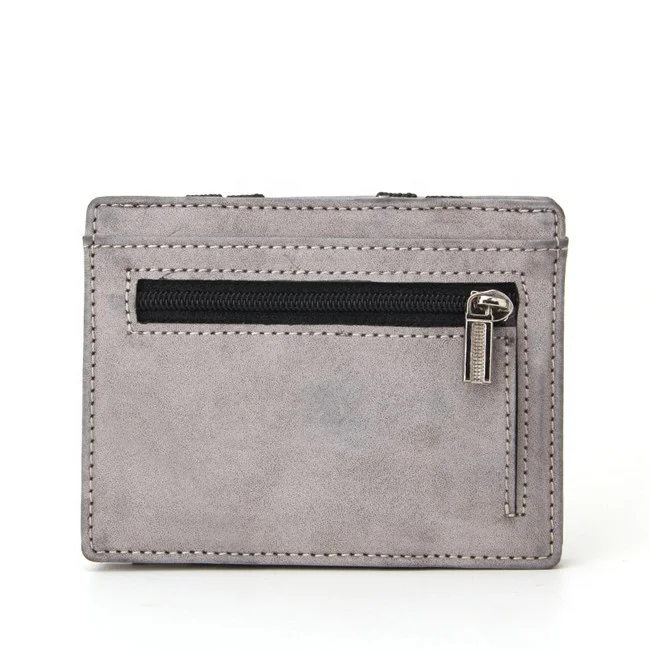 Custom Leather RFID Blocking Magic Wallet