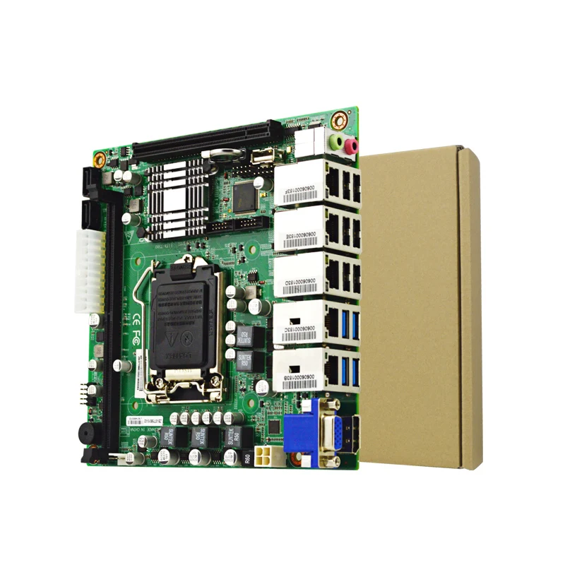 
Intel H110 Lga1151 Socket Support I3 I5 I7 Cpu Independent Graphics DDR4 Mini-Itx Motherboard With 16GB capacity and WIFI 