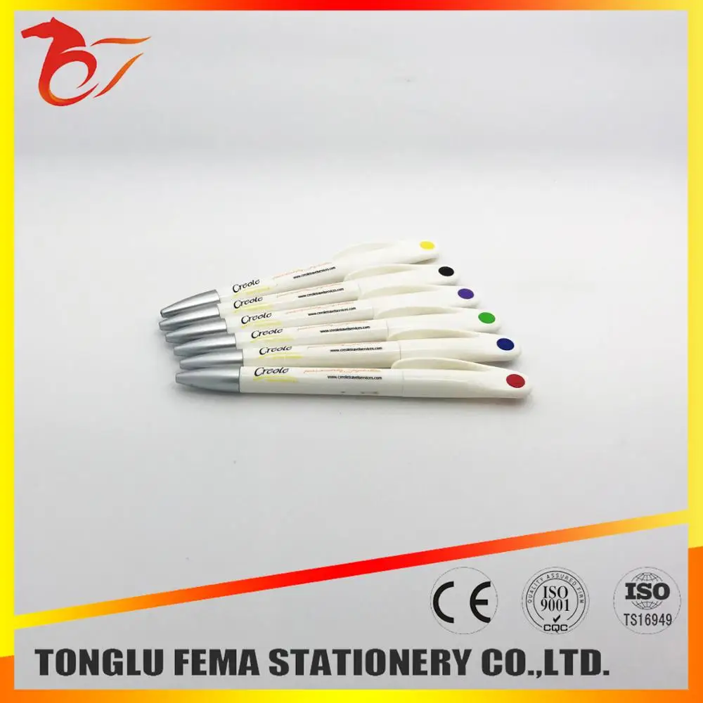  Рекламная ручка с индивидуальным логотипом Fema клиента на складе