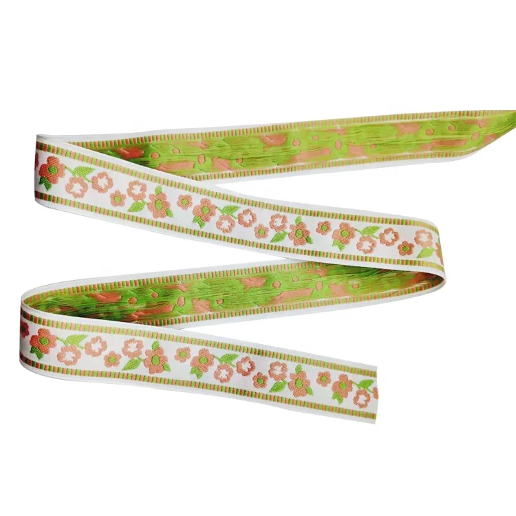 Nylon Webbing Band for Clothing Custom Roll Jacquard Non Slip Woven Elastic Printing Accept Custom - Made Garment Decoration