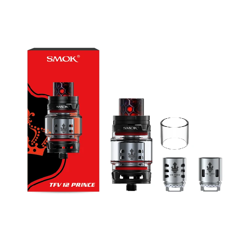 
Massive vapor TFV12 Prince tank SMOK newest vape tank with V12 Prince-Q4, V12 Prince-X6 and V12 Prince-T10 coil 