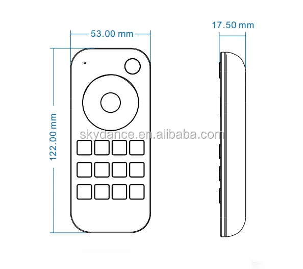 Skydance 10A 12-24V  RF 2.4G Wireless CCT LED Controller & remote control Dual led dimmers kit for Led strip