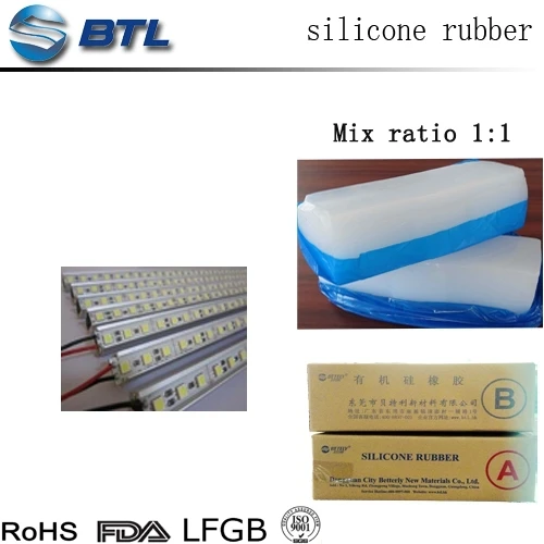 Waterproof Silicone Rubber Compound For Led Light Bar