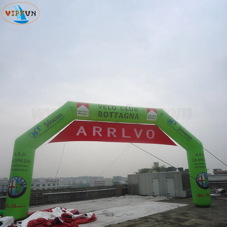 Wholesale inflatable advertising start arch, inflatable race arch 10m