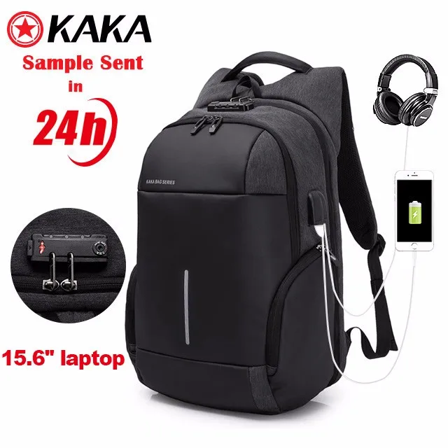 Factory 24hours delivery antitheft bagpack sports usb laptop bags custom travelling waterproof anti theft laptop backpack