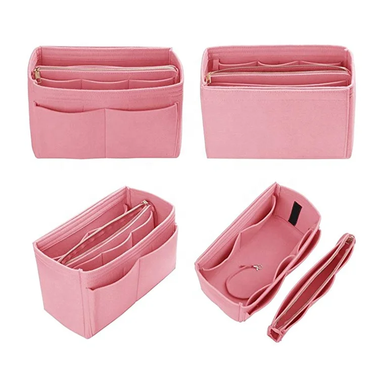 
factory supply high quality felt makeup cosmetic bag 