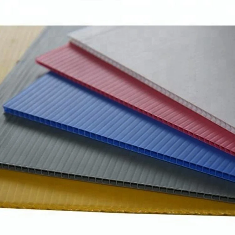 Wholesale Price Stabilized 12Mm Polypropylene Corrugated Plastic Sheet A4 Plastic Sheet Uv Resistant Plastic Sheet