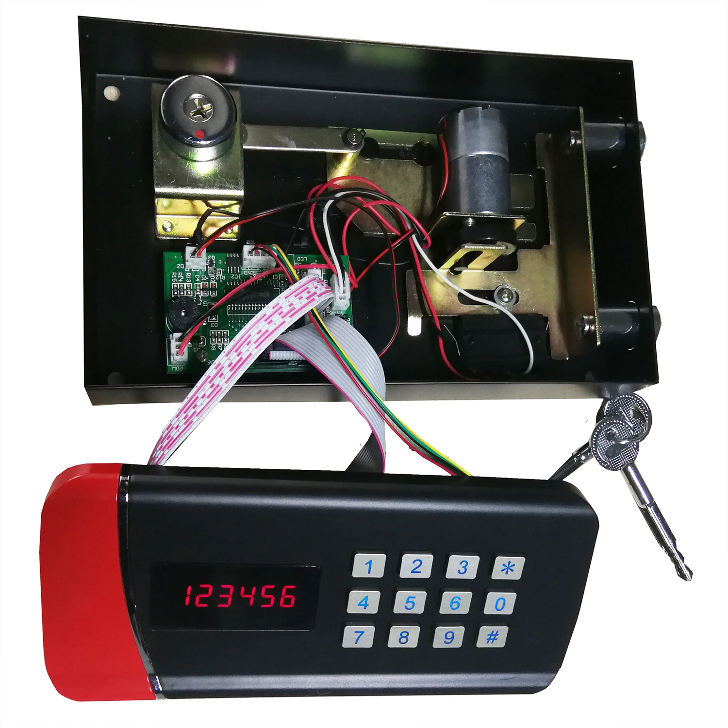 motorised locking system Electronic hotel safe lock with  audit trail function