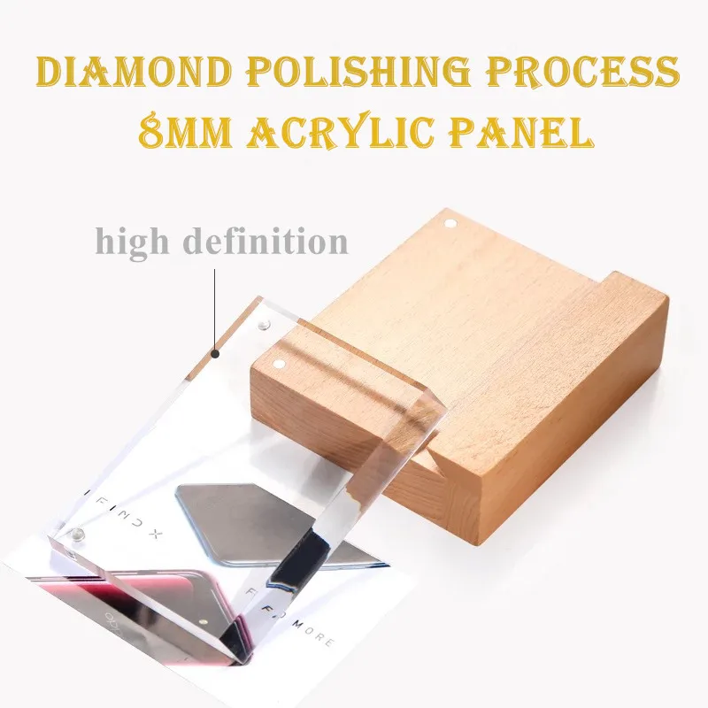ODM Table card cards magnetic Station Wood Acrylic Table Card Holder Display China Manufacturer