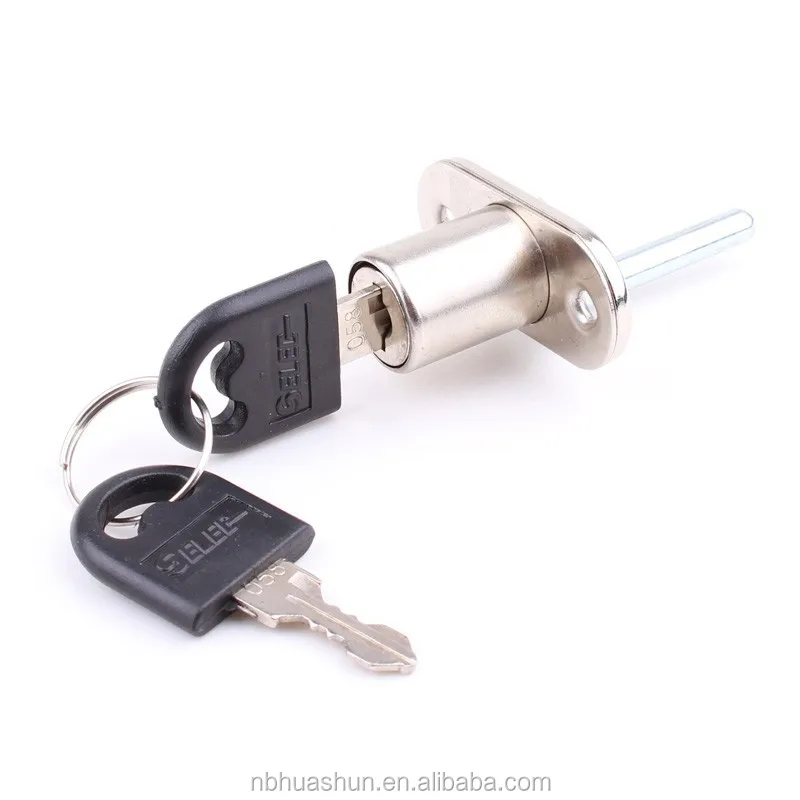 HS160 Zinc alloy zinc alloy die-cast housing and cylinder hardware fitting furniture cabinet push button cam lock