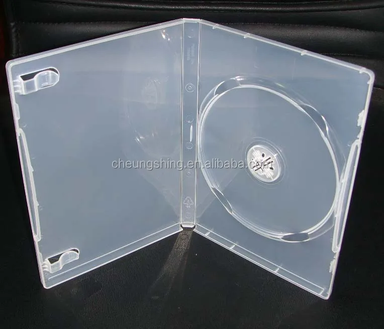 China Dvd cd case Manufacturer Professional Moulding 14 mm Plastic Dvd case