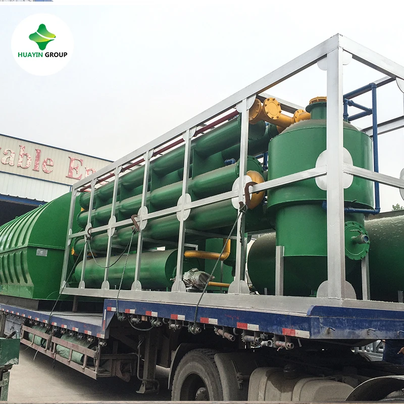 the equipment processes tires using pyrolysis technology to produce fuel oil, etc., very environmentally friendly equipment.