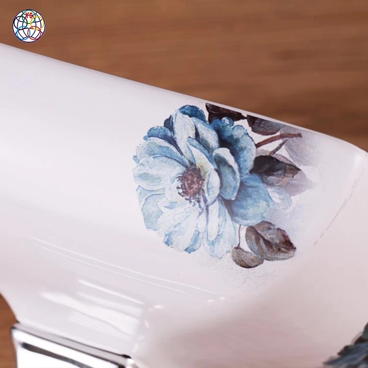 Wholesale wedding ceramic fruit food tray tableware plate with stents