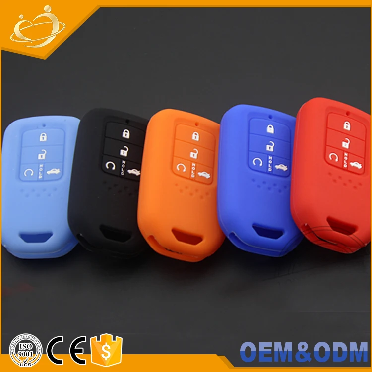 Fob Remote Key Silicone Case Cover Keyless Car Key Holder for Honda Civic 2015 - 2018