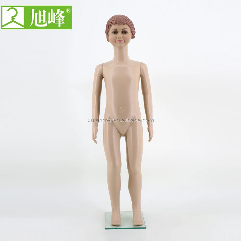 B-1 small children plastic with make-up head used mannequins
