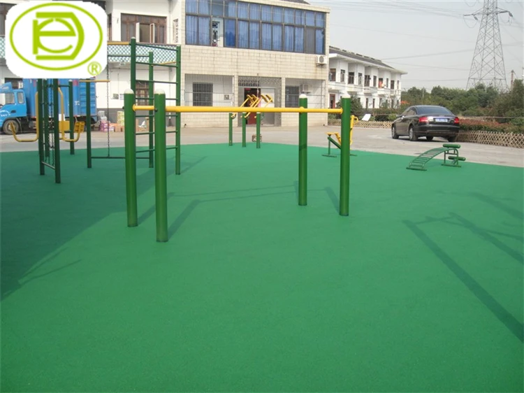 
Kindergarten red green epdm rubber granules safety rubber flooring for fitness 