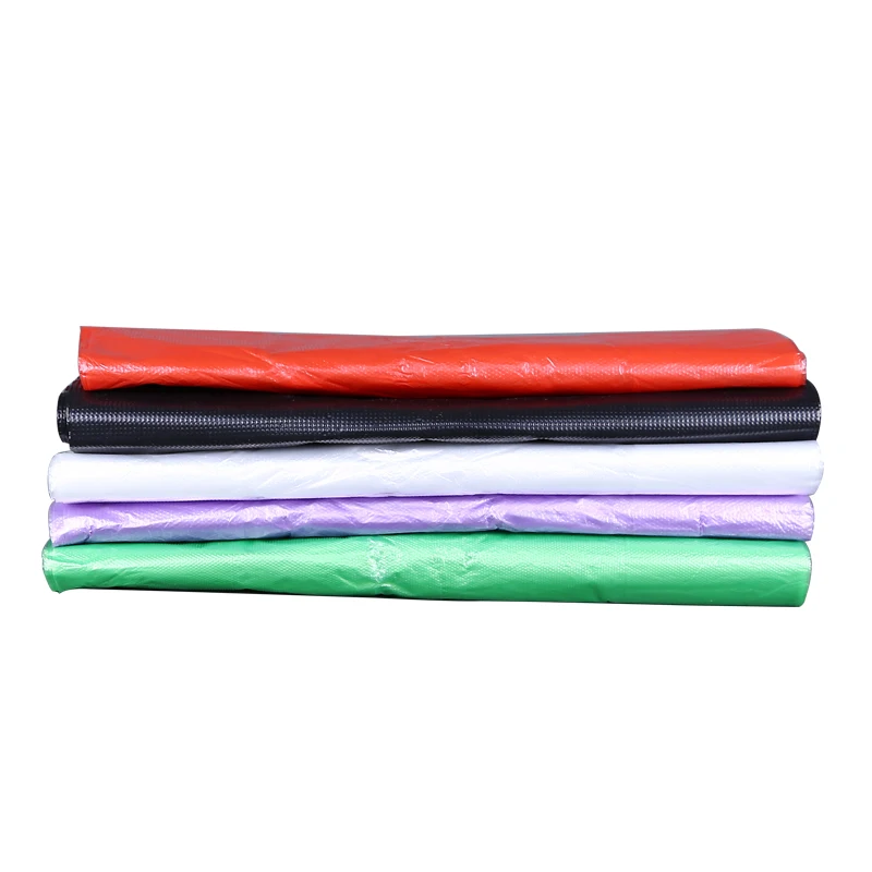 Manufacturer HDPE LDPE Plastic Colored Drawstring Bin Bags Rubbish Bags