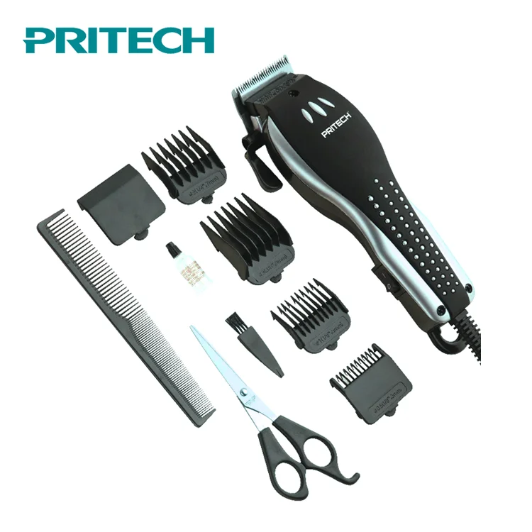 PRITECH Barber Shop Equipment AC Motor Hair Clipper With Adjustable Blade-Control Lever