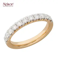 Zero risk Award Winning Factory Wholesale price no MOQ Factory Love 18K White Yellow Rose Gold Party Band Ring For Wife