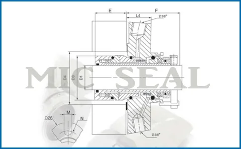 Mechanical Seal For MC02 series pump