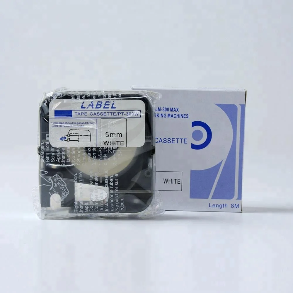 Compatible for MAX Label Tapes LM-TP305W for MAX Electronic Lettering Machine LM-370A LM-370E LM-380A LM-380E