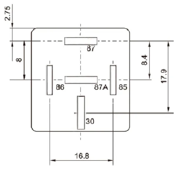 hg4185c 012-1z4-p jd1912 12v 80a car relay