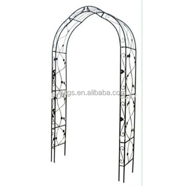 Outdoor Patio Wrought Iron Garden Arch