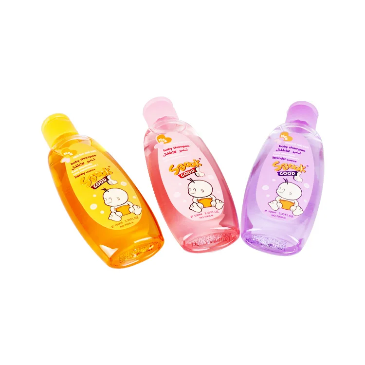 100ml tear-free organic smooth and moisturizing Champu para bebe for baby daily use.