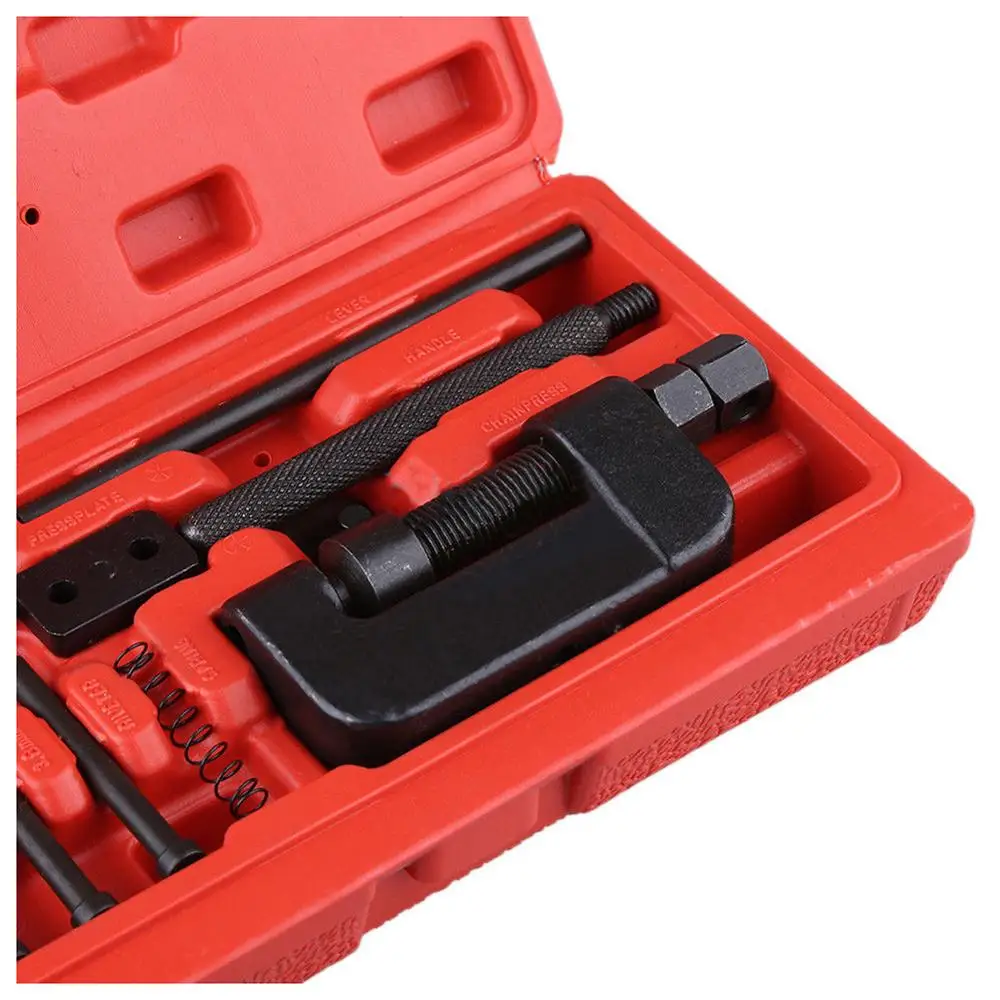 Latest Chain Breaker Rivet Cutter Repair Tool Kit Bike Motorcycle Cam Drive