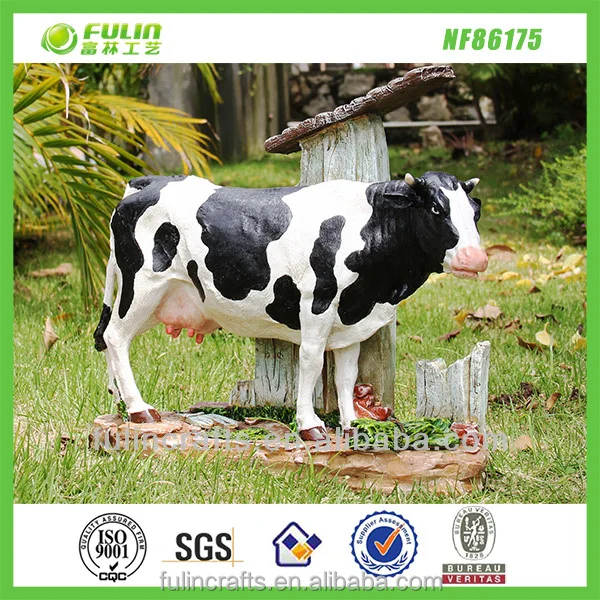 resin cow figurine