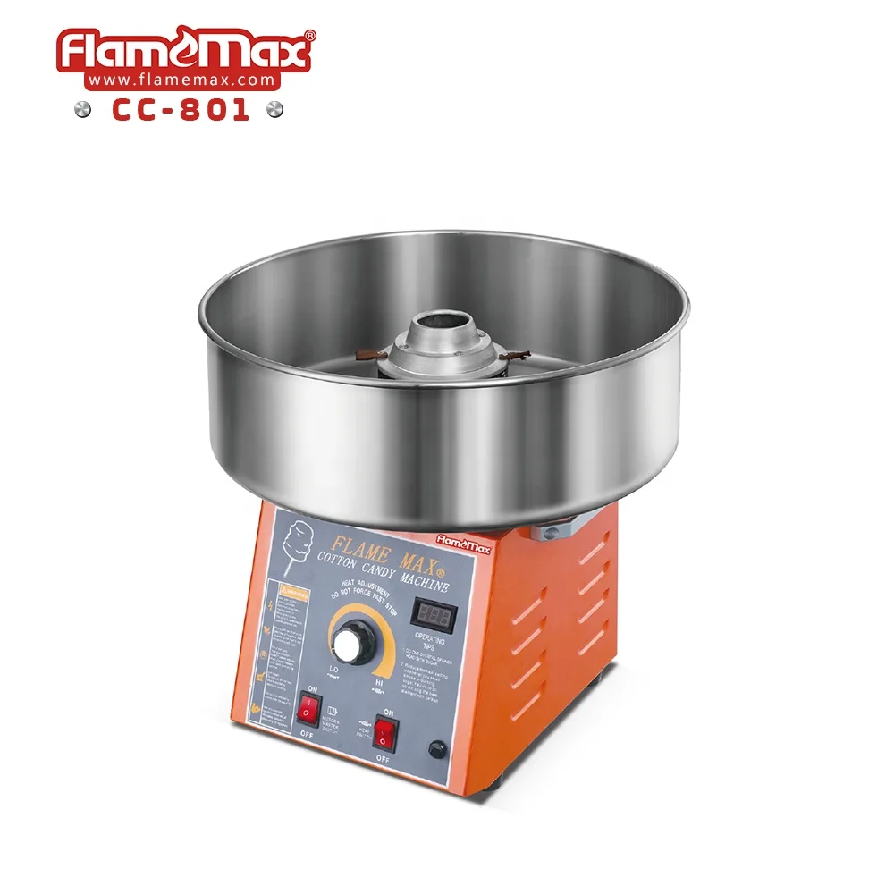  High quality Stainless steel automatic cotton candy floss machine with factory