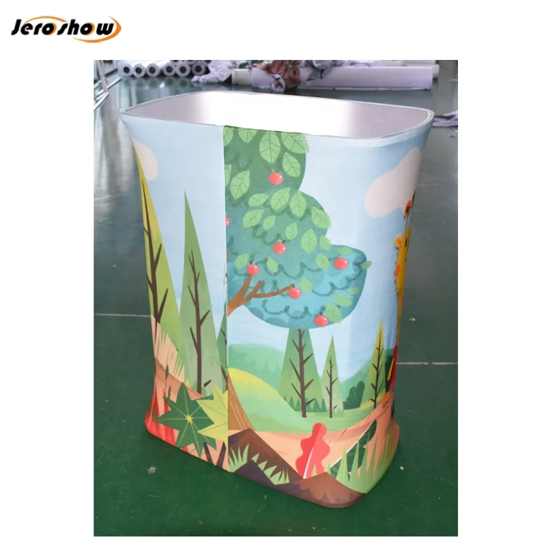Aluminum Tension Fabric pop up exhibition advertising booth counter luxury promotion table