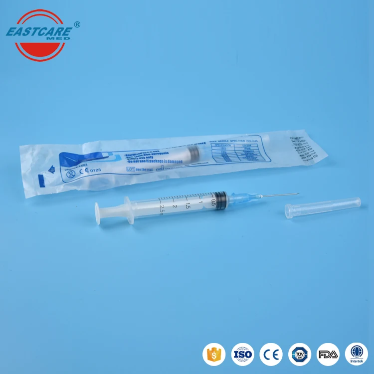 
Medical Sterile Disposable Syringe with Needle (blister packing) 