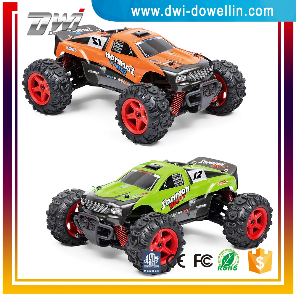 ДВИ Dowellin 1:24 rc-офф-роуд багги Высокая Скорость Электрический Пустыня Traxxas Slash Гоночный Автомобиль