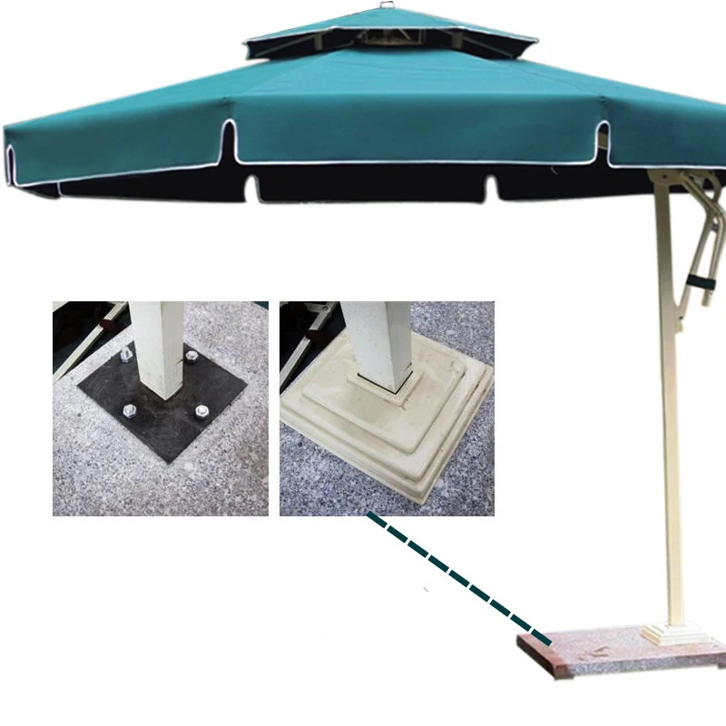 side post umbrella cantilever garden umbrella