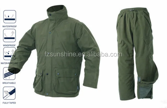 Green Waterproof Extreme Winter Hunting Clothes for men
