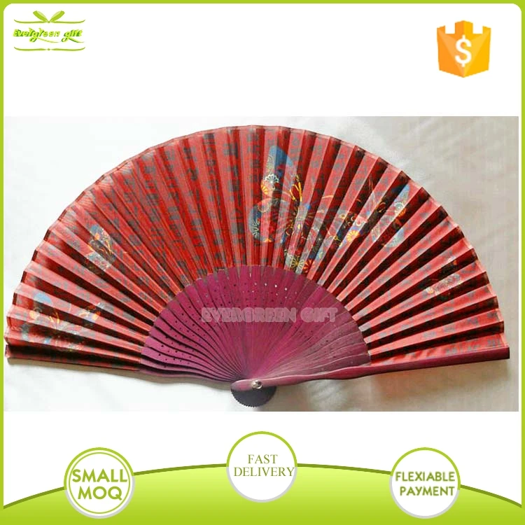 Рекламный веер из бамбуковой ткани