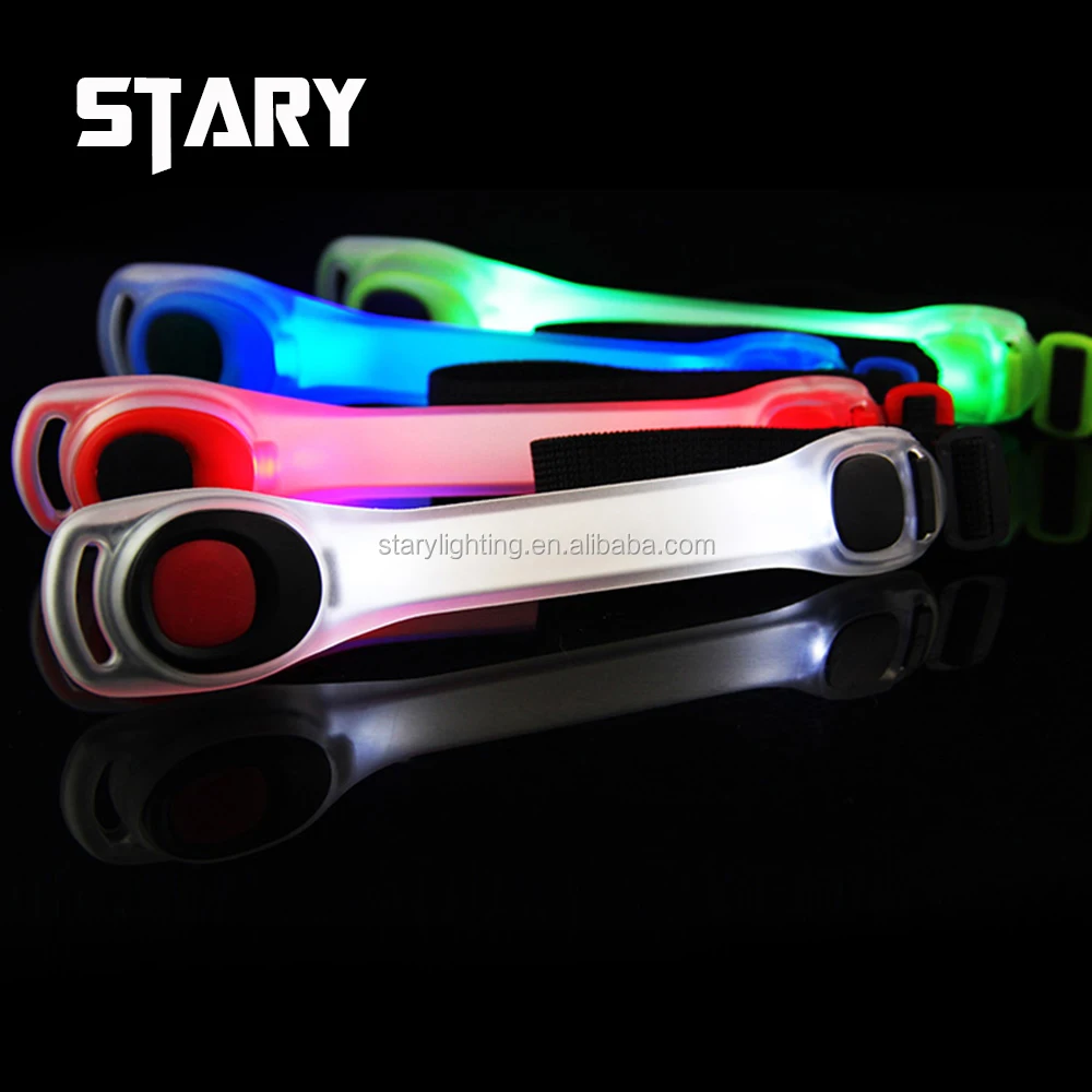 Лучшая цена, светодиодная повязка на руку STARYNITE для спорта на открытом воздухе